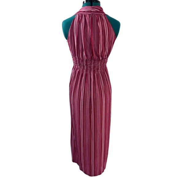 NWT JinSeMingXia Maxi Striped Dress (L) - Picture 5 of 12